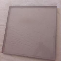 ENCHERE VITRE BLINDE PARE BALLES CLASSE BR7 CONTRE LES CALIBRES DE GUERRE TAILLE 51X51X3.5 CM