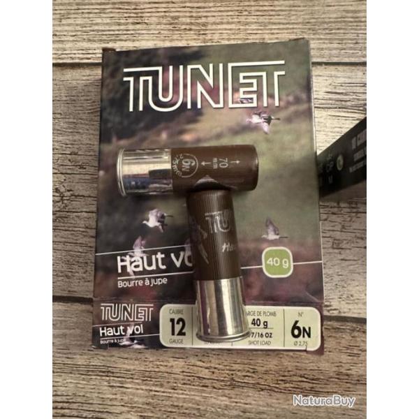 LIVRAISON OFFERTE 2 boites de 10 cartouche   TUNET haut vol , plombs 3  nickel�,CAL 12/70. 40G
