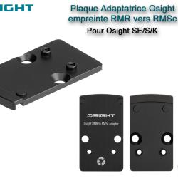 Plaque adaptatrice Osight empreinte RMR vers RMSc - pour Osight SE/S/K