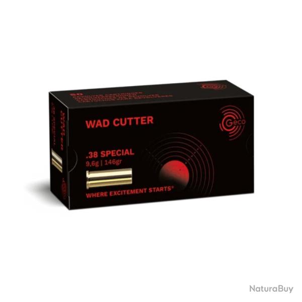 BOITE DE .38 SPECIAL WAD CUTTER 146GR - GECO