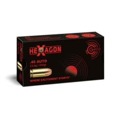 BOITE DE .45ACP 200GR HEXAGON X50 - GECO