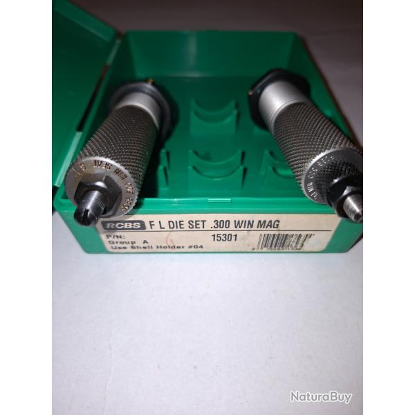 Jeu de 2 outils RCBS Full Length .300 Win Mag / .300 Winchester Magnum (Part # 15301