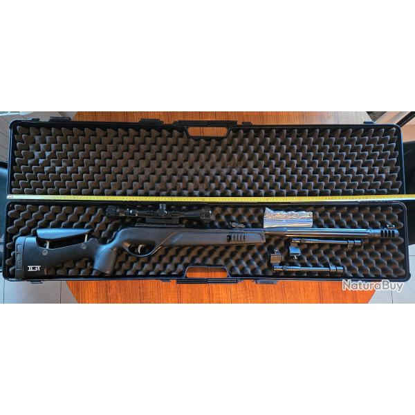 Carabine Gamo HPA IGT 19,9 J 4,5 mm + Lunette 3-9x40 WR + Bipied + Mallette