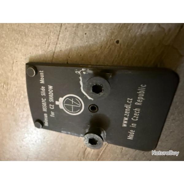 Plaque point rouge zendl Holosun HS557C Slide Mount pour CZ Shadow
