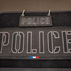 Patch et bande dorsale Police cordura 3.0 collection