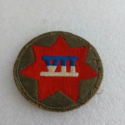 Patch arm&eacute;e us 7th ARMY CORPS ww2 1original