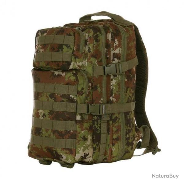 Ench�re Sac � dos blind� 25 litres avec plaques pare balles souple camo VEGETATO