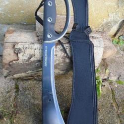 Machette Couteau Kukkri Bushcraft Parang Machete Lame Acier 65X13 Manche ABS Etui Nylon Made Russia1