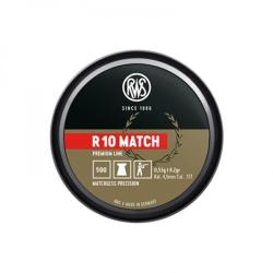 Plombs RWS R10 match carabine cal 4.5 mm 0,53G