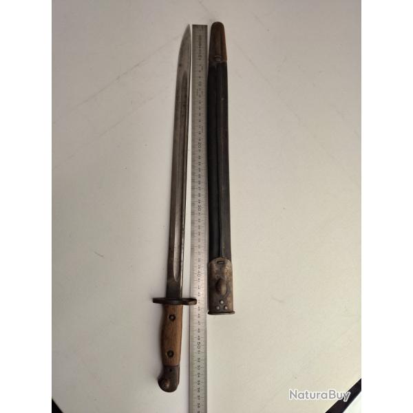 Ancienne Ba�onnette Britannique P1907 Wilkinson PALL MALL - Mai 1937 - R�armement WW2