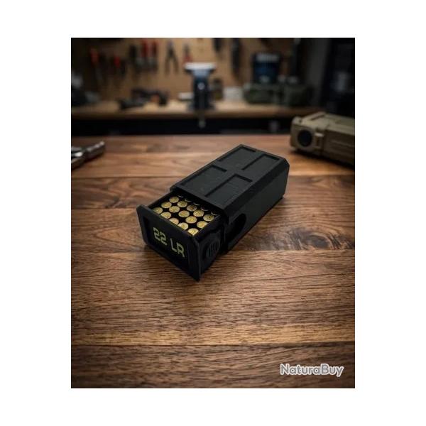 Bo�te pour munitions .22LR de 100 balles, empilable