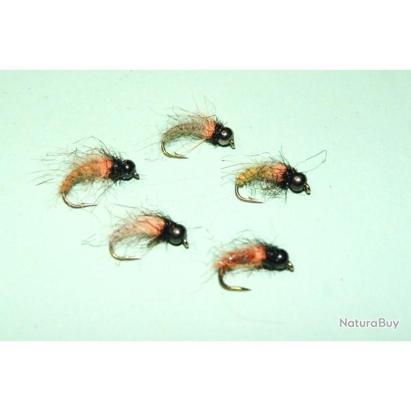 5 nymphes taille 12