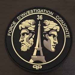 &Eacute;cusson obsol&egrave;te collection PVC Force d'intervention conjointe 36 Paris
