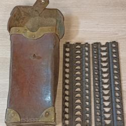 Giberne en cuir Hotchkiss Mle 1914 (B) ww2