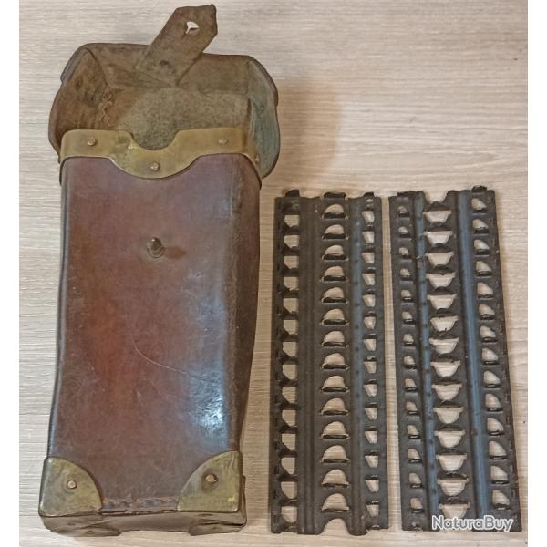 Giberne en cuir Hotchkiss Mle 1914 (B) ww2