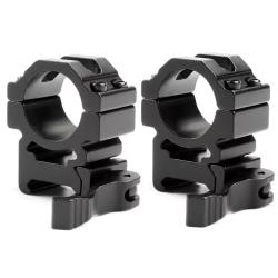 COLLIER DE MONTAGE SYST&Egrave;ME QD - RAIL PICATINNY 20mm DIAM. 25,4MM PROFIL MOYEN - LIVRAISON GRATUITE