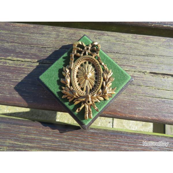 Ancien crochet ornemental d'applique en Bronze dor� patin� � d�cor de style LouisXVI-FRANCE(FinXIX�)