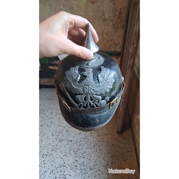 Casque pointe allemand ww1