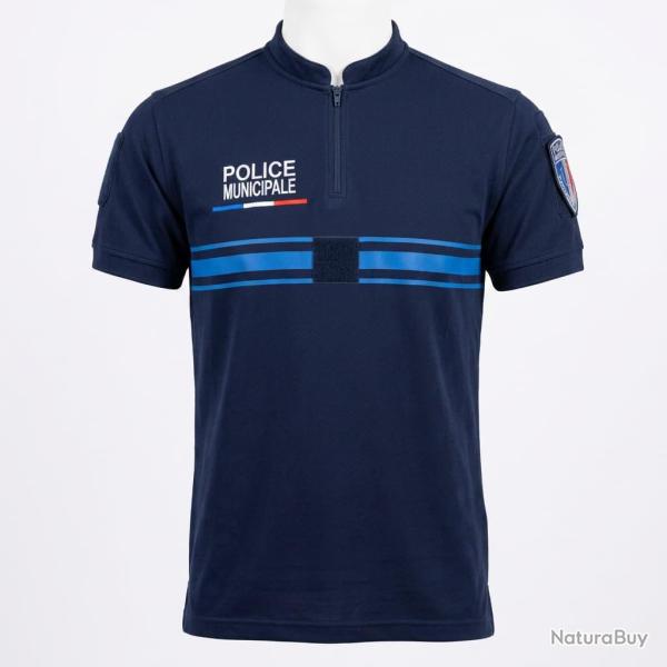 Polo Police Municipale col officier manches courtes double face Ateq 3 XL