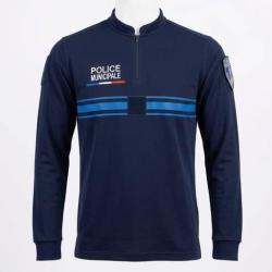 Polo Police Municipale col officier manches Longues double face Ateq M
