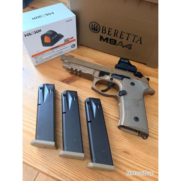 Beretta M9A4 +plaque+ Holosun HS407C