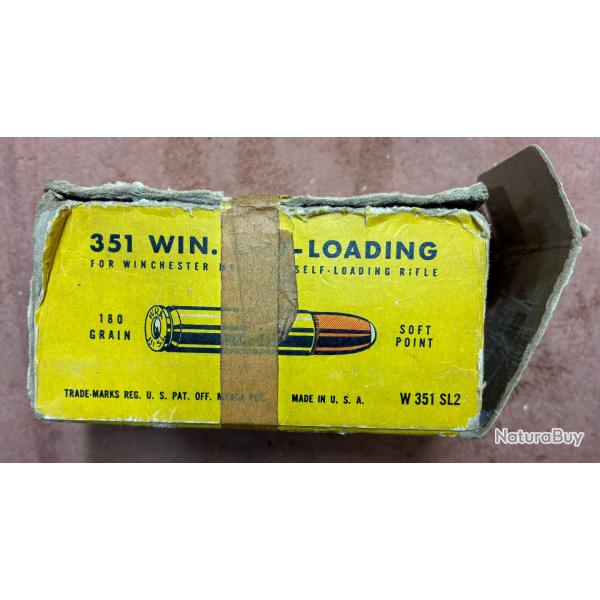 CARTOUCHES DE 351 WINCHESTER