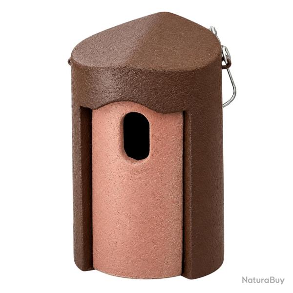 Nichoir 1b en beton de bois oval