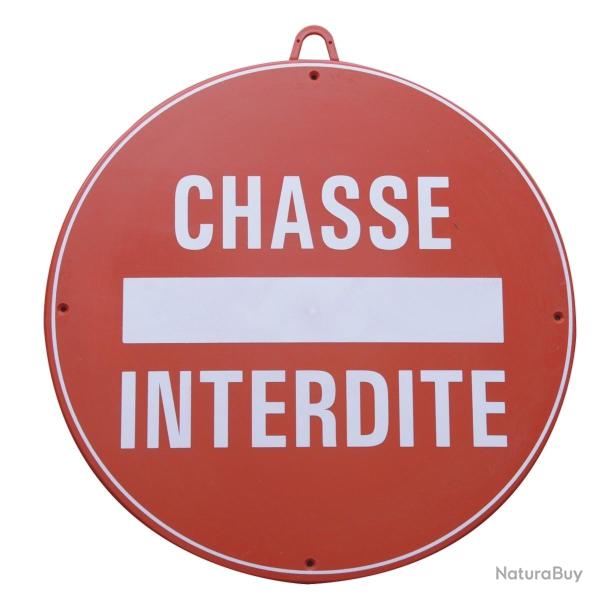 Panneau 'Chasse interdite'