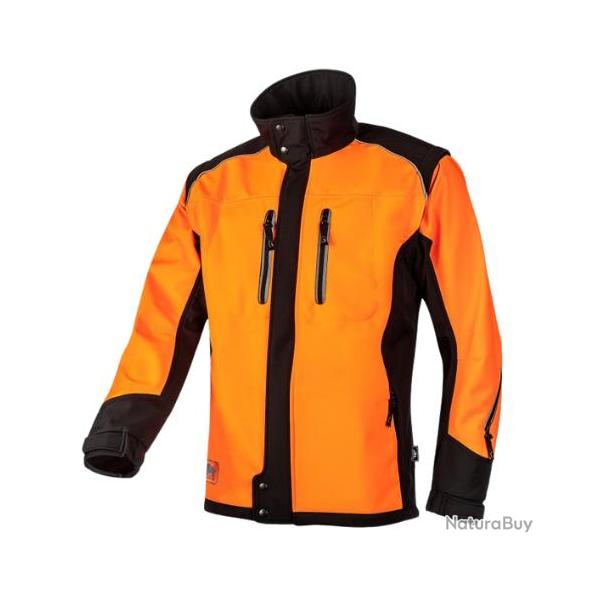 Veste softshell 1sw3 orange/noir