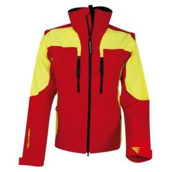Veste aigoual 2 en 1 rouge XL