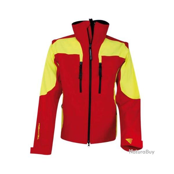 Veste aigoual 2 en 1 rouge XL