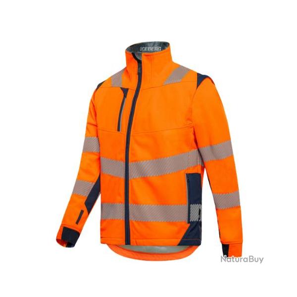 Veste softshell tibet orange 561a XL
