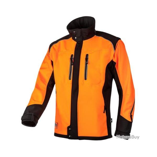 Veste softshell 1sws orange/noir XL