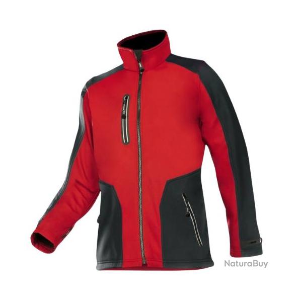 Veste softshell torreon rouge sip L