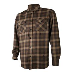 Chemise treeland marron polaire t502
