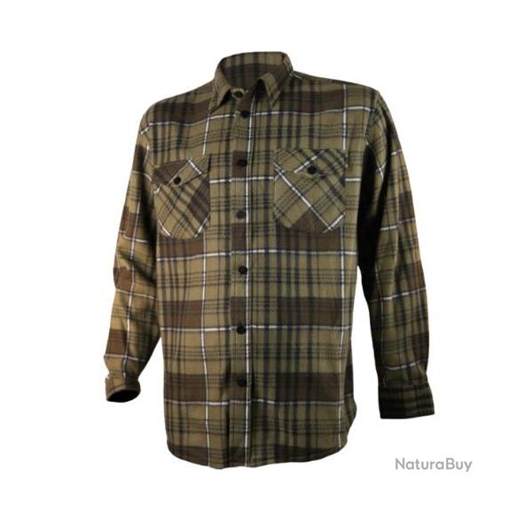 Chemise treeland vert polaire t501