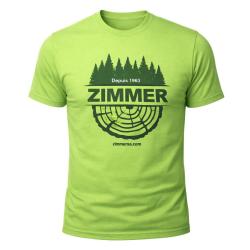 Tee-shirt zimmer vert prairie XS