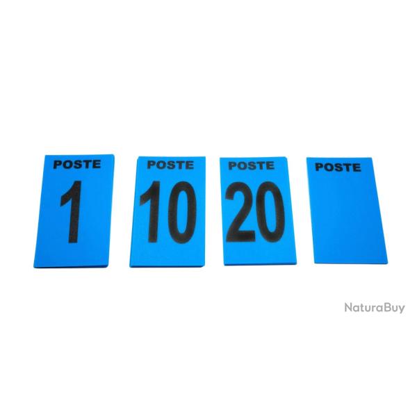 Cartes de poste (x24) Bleu
