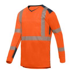 Tee-shirt thermor&eacute;gulant manches longues BELIZE orange S