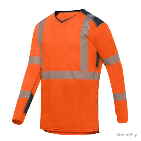 Tee-shirt thermor�gulant manches longues BELIZE orange S