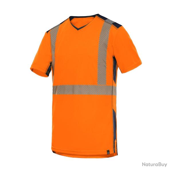 Tee-shirt thermor�gulant manches courtes BELIZE orange XL