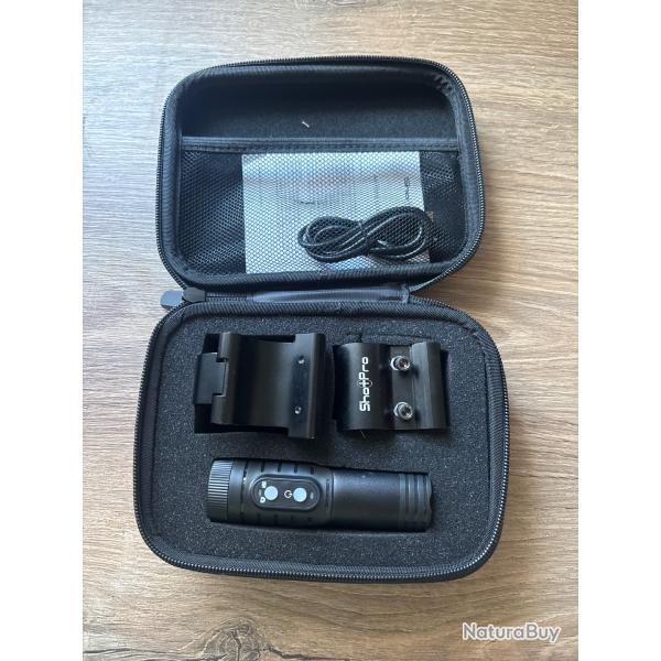 Cam�ra de chasse ShotPro V2 4K Wi-Fi - kit complet avec support fusil + support de t�te + mallette