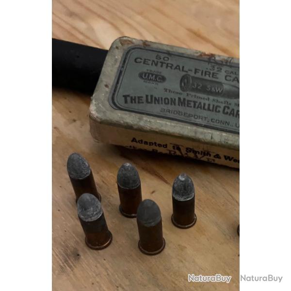 .32 S&W SHORT Lot de 5 cartouches PORT OFFER