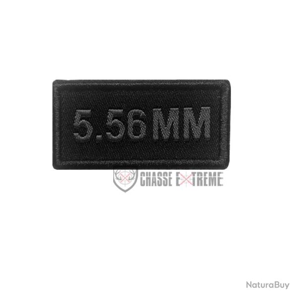 Patch 5.56 mm Brod� Noir