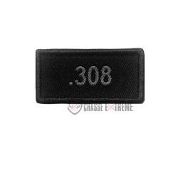 Patch 308 Brod&eacute; Gris/Noir