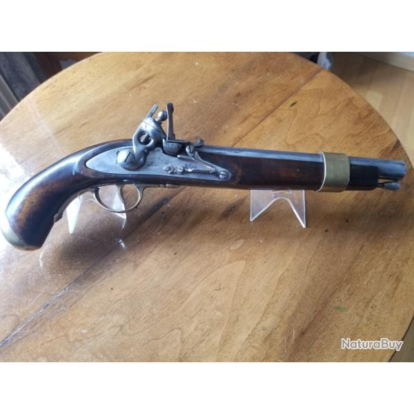 Pistolet grosse cavalerie silex