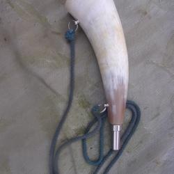 corne d'appel   Elless chasse corne naturelle 26,3 cm