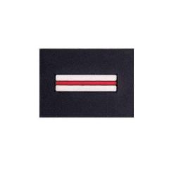 Mini grade Police et Gendarmerie GK Pro 22 &times; 16 mm auto-agrippant ou adh&eacute;sif Noir Brigadier Chef
