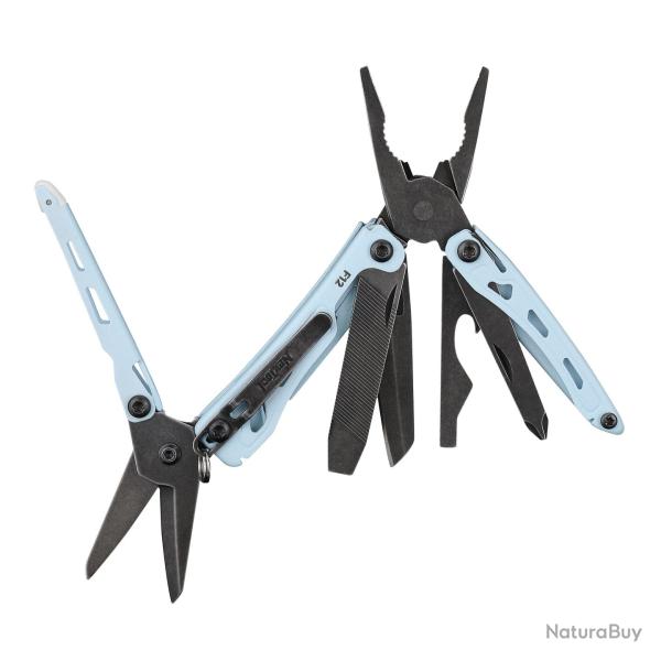 Pince Multi-Outils NexTool Mini Flagship F12 Bleu 13 Fonctions Acier 8Cr14MoV Liner Lock NTL20410D
