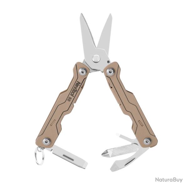 Ciseaux Multi-Outils NexTool Micro Sailor S0 Kaki 8 Fonctions Acier 5Cr15Mov NTL20417C